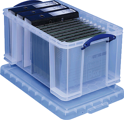 Really Useful Box Aufbewahrunsbox/48C 402x315x610 mm transparent PP Inh.48 Liter