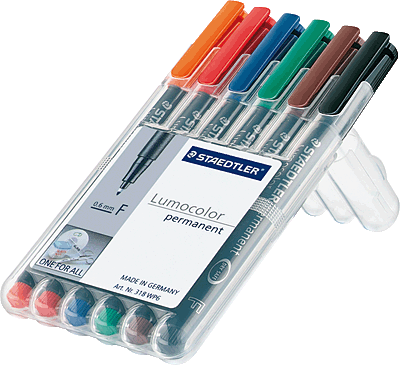 Staedtler Folienschreiber/318 WP6 sortiert Inh.6