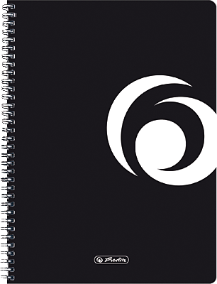 Herlitz Collegeblock x.book pro/11155702 DIN A4 schwarz kariert Inh.80