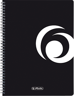 Herlitz Collegeblock x.book pro/11155827 DIN A5 schwarz kariert Inh.80