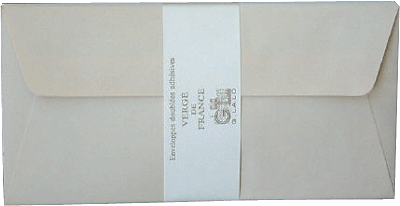 Lalo Umschläge Vergé de France/46106L DL champagne 100 g/qm Inh.25