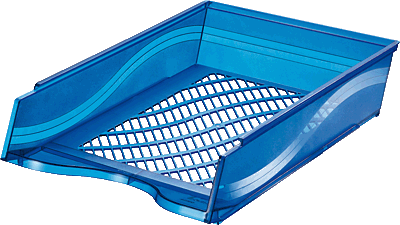 Bene Briefkorb/60100 blaumetallic A4-C4