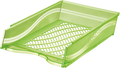 Bene Briefkorb/60100 grüntransparent A4-C4