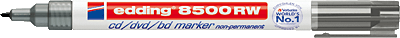 Edding 8500 RW cd marker non-permanent/4-8500001 schwarz
