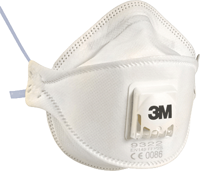 3M Atemschutzmaske/9322-PT P2 -blau