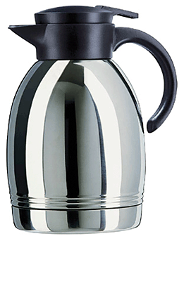 Emsa Isolierkanne Konsul/628131600 edelstahl/schwarz 855 g Inh.1,3 l