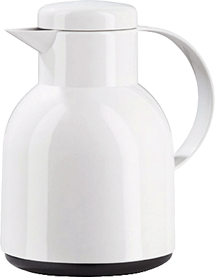Emsa Isolierkanne Samba/661101204 weiß 720 g Inh.1,0 l
