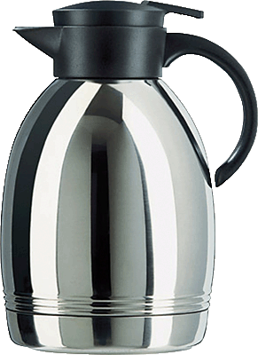 Emsa Isolierkanne Konsul/628181600 edelstahl/schwarz 930 g Inh.1.8 l