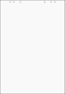 Officeline Flipchart Block holzfrei/42457 blanko Inh.5