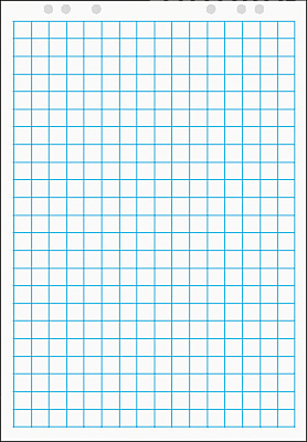 Officeline Flipchart Block holzfrei/42465 karriert Inh.5