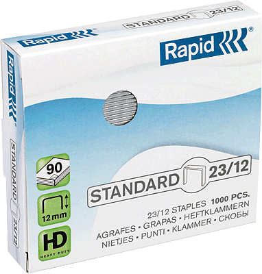 Rapid Heftklammer 23/12/24869400 verzinkt Inh.1000