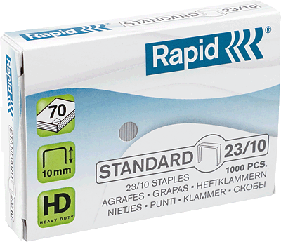 Rapid Heftklammer 23/10/24869300 verzinkt Inh.1000