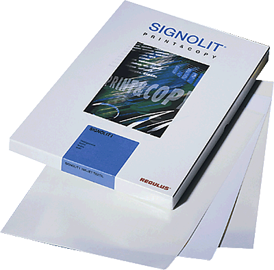 Regulus Signlit Folie/SC42 A4 glasklar, glänzend Polyester 70 µm Inh.100