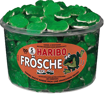 Haribo/379999 Frösche Fruchtgummi Inh.150g