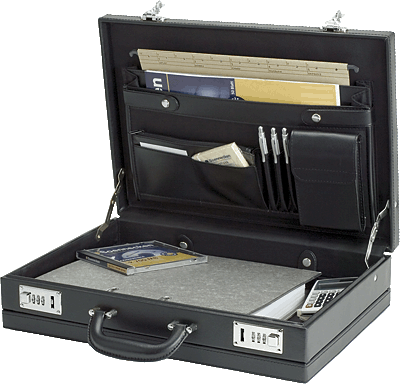 Alassio Attachékoffer PONTE/92300 ca. B44,5xH32xT10,5 cm schwarz 2100 g