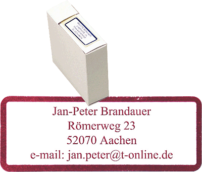 Posta Privat-Etiketten/Privatetiketten 48 x 18 mm Inh.300