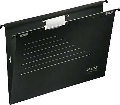 Leitz Hängemappe Alpha Active /1925-30-95 schwarz 225 g/qm Inh.5