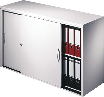 C+P Schiebetürenschrank/5723-000 H72xB120xT40 cm lichtgrau