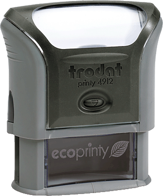Trodat Textstempel EcoPrinty 4.0 Eco-Grau Vertraulich/4912 Office 47 x 18 mm
