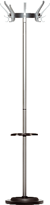 Unilux Garderobenständer CYPRES/32745 H 170 cm metallgrau