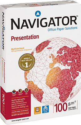 Navigator Presentation Papier/COP100CA DIN A4 weiß 100 g/qm Inh.500