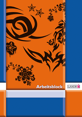 Landre Arbeitsblock/390405005 DIN A4 22 - kariert 5mm 80 g/qm