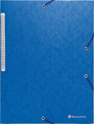 Exacompta Eckspannmappe EXA King/55752E DIN A4 blau 500 g/qm