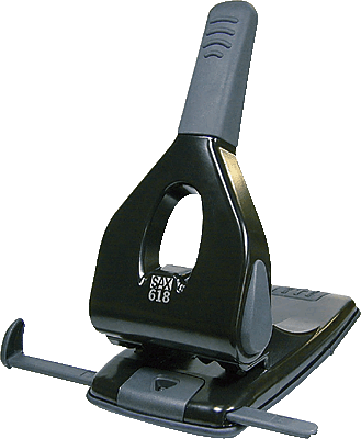 Sax Registraturlocher 618/0-618-09 schwarz 65 Blatt