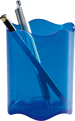 Durable Stifteköcher/1701235540 ø 80, H 102 mm blau transluzent