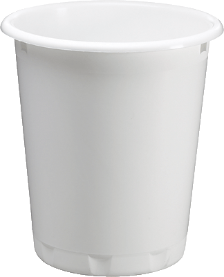 Durable Papierkorb/1701572010 ø 290, H 320 mm weiß