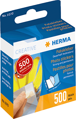 HERMA Fotoklebepads/1070 weiß Inh.500