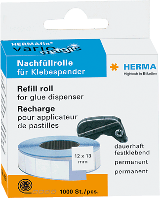 Herma Nachfüllrolle Vario/1051 Inh.1000 Klebestücke