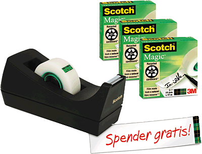 Scotch Tischabroller/C38SM3S 19mmx33m Inh.3 Rollen + 1 Abroller