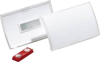 Durable Namensschild Click Fold (40x75) aus PP/8212-19 40 x 75 mm farblos Inh.10