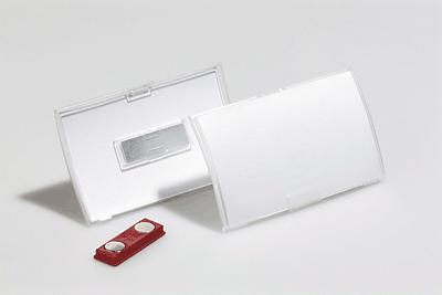 Durable Namensschild Click Fold (54x90) aus PP/8215-19 54 x 90 mm  farblos Inh.10