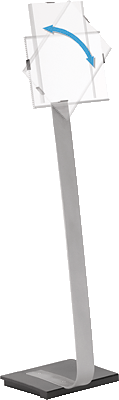 Durable Bodenständer/4812-23 A4 silber