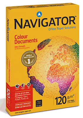 Navigator Colour Documents Papier/COP120CA DIN A4 weiß 120 g/qm Inh.250
