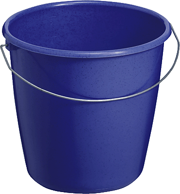 Eimer mit Stahlbügel/84153 blau Inh.5 l