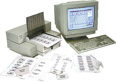 Durable Einsteckschilder für Software DURAPRINT/1456-02 60 x 90 mm weiß Inh.160
