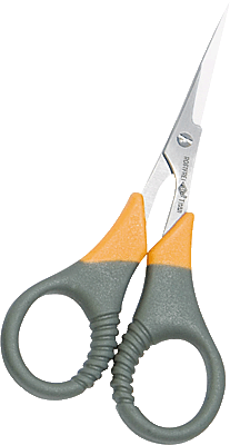 WEDO Silhouettenschere TITAN PLUS/9854 11,5 cm grau/gelb Titan-beschichtet