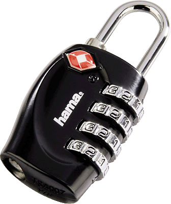 Hama TSA-Zahlengepäckschloss/105321 schwarz