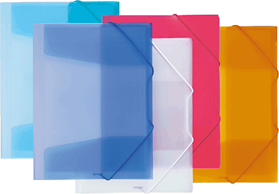 Pagna Gummizugmappen A4 Lucy Colours/21613-07 245 x 320 x 5 mm blau
