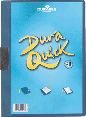 Durable Klemmmappe/2270-06 DIN A4 blau