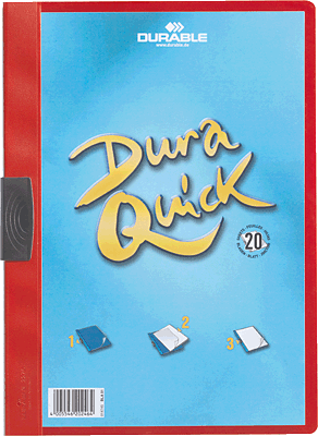 Durable Klemmmappe/2270-03 DIN A4 rot
