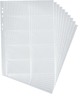 DURABLE Erweiterungssatz für Visitenkartenringbuch A4/2389-19 A4 farblos Inh.10