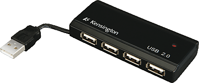Kensington Pocket HUB Mini USB 2.0/33399EU schwarz