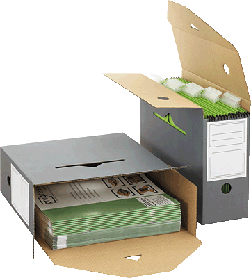 Smartboxpro Archivbox/152538124 B120xH335xT275 mm anthrazit/weiß