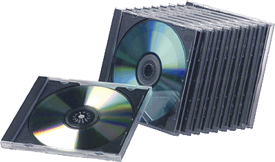 Compucessory CD Jewel Case/442455 transparent/schwarz Inh.10