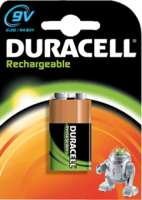 Duracell Hydrid-Akku/DUR056008 9 V-Block 150 mAh