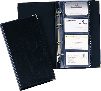 DURABLE Visitenkartenringbuch VISIFX/2383-01 schwarz